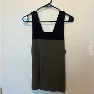 The North Face Black and Olive Sleeveless Top